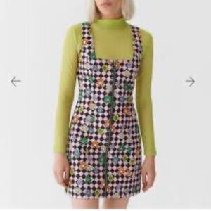Flower Check Zip Up Dress
Lazy Oaf